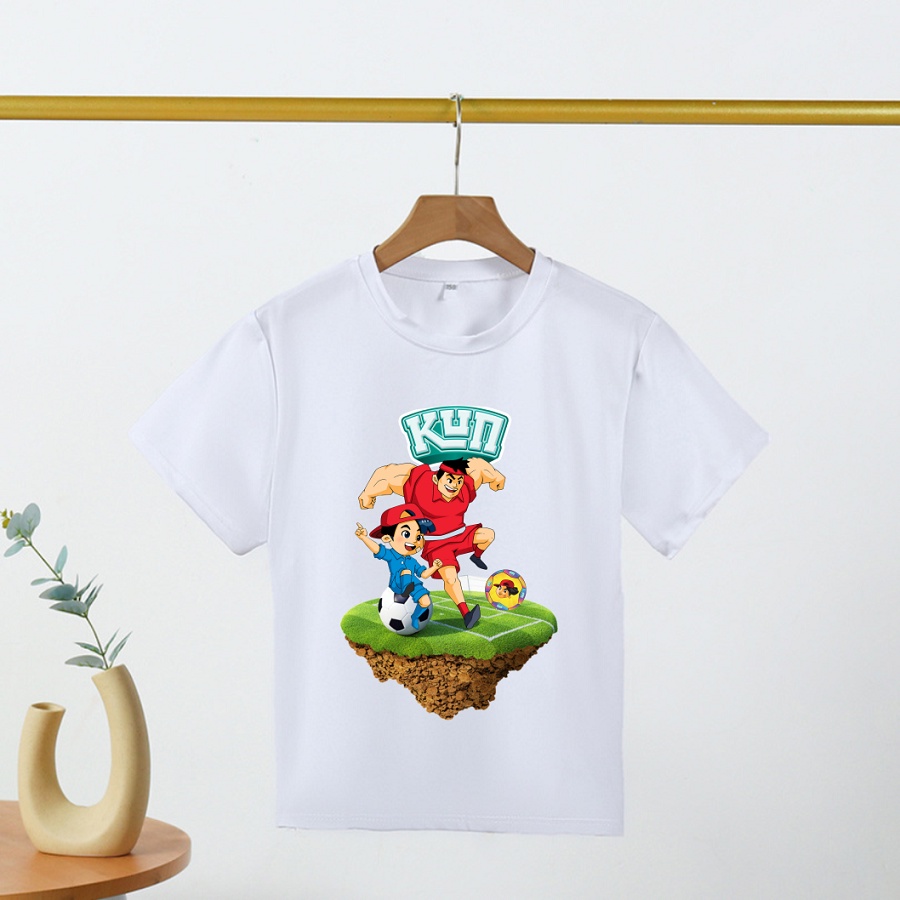 Áo thun cho bé in hình Tám Tuốt Mama bay gia đình nông dân siêu phàm sữa Kun đủ size từ 10-80kg
