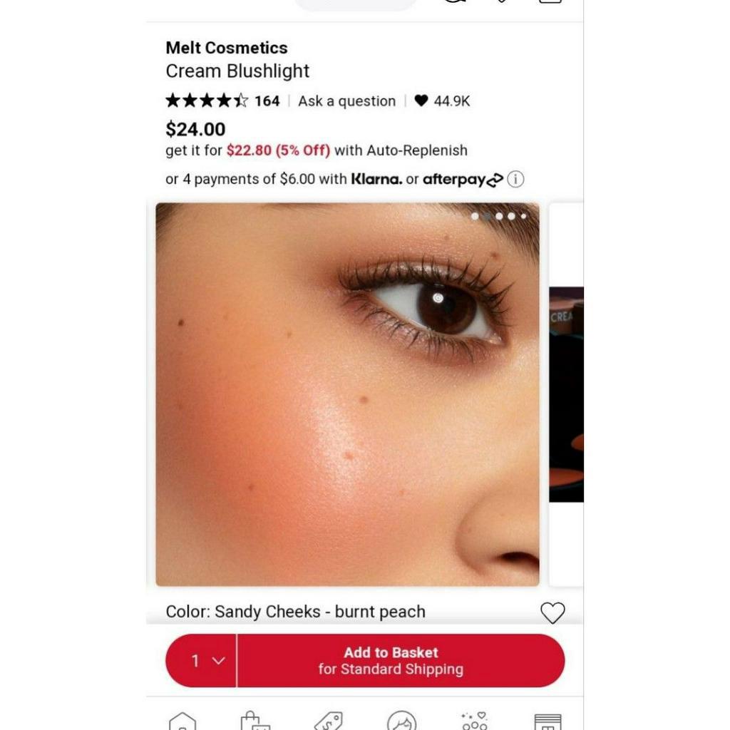 [FULLSIZE 4.5G UNBOX ] MÁ HỒNG KEM MELT CREAM BLUSHLIGHT MÀU SANDY CHEEKS