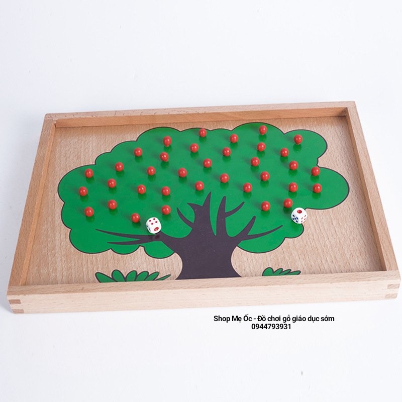 Giáo cụ Montessori - Cây táo học toán