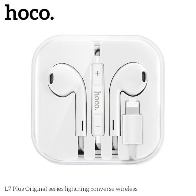 ✔CHÍNH HÃNG✔Tai Nghe nhạc Lightning cho iPhone 7/7Plus, iPhone 8/8plus, iPhone X/XsMax HoCo L7Plus Bảo hành 12 tháng