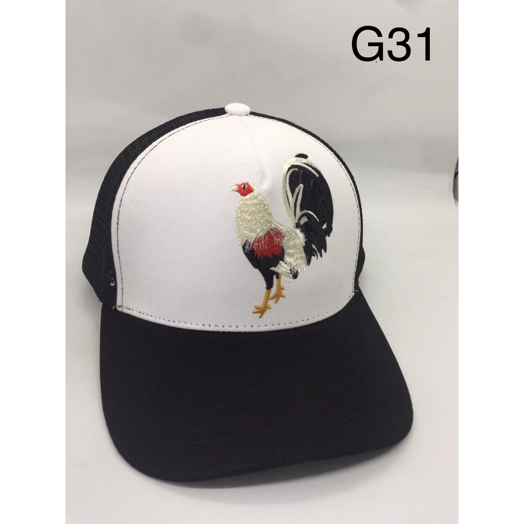 Nón thêu logo gà đá