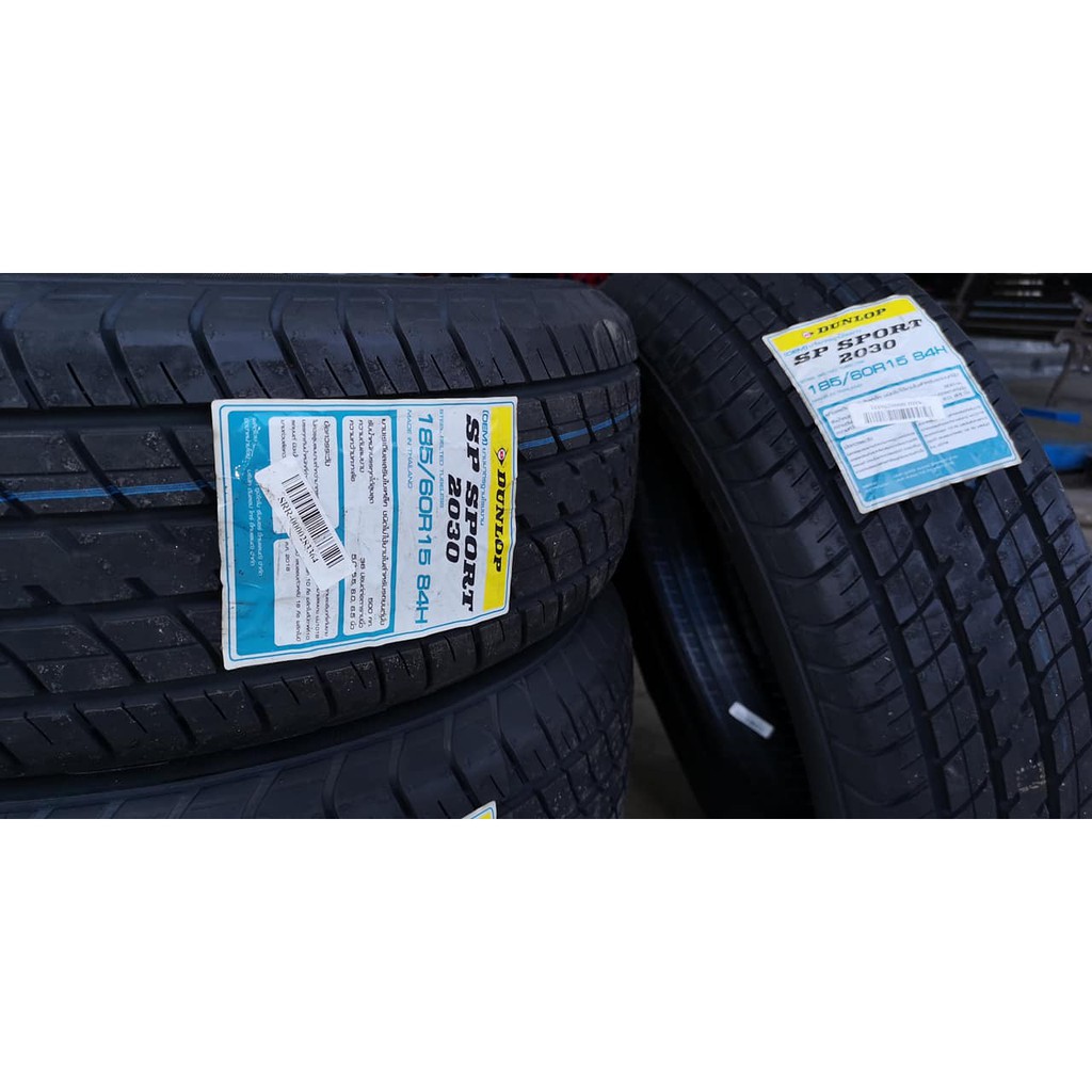 Lốp xe Toyota Vios Dunlop SP2030 Thai 185/60R15 - Miễn phí lắp đặt