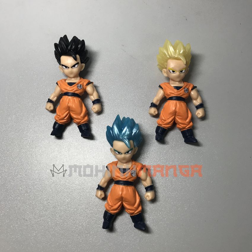 Combo 3 mô hình Son Gohan Dragon Ball Bảy Viên Ngọc Rồng Songohan Super Saiyan SSJ Blue Siêu Xayda Supersaiyan