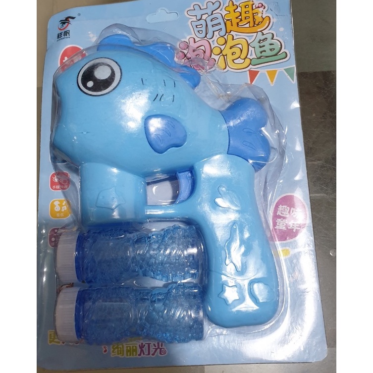 [CÓ DÙNG PIN] Đồ chơi súng bắn bong bóng hình cá heo