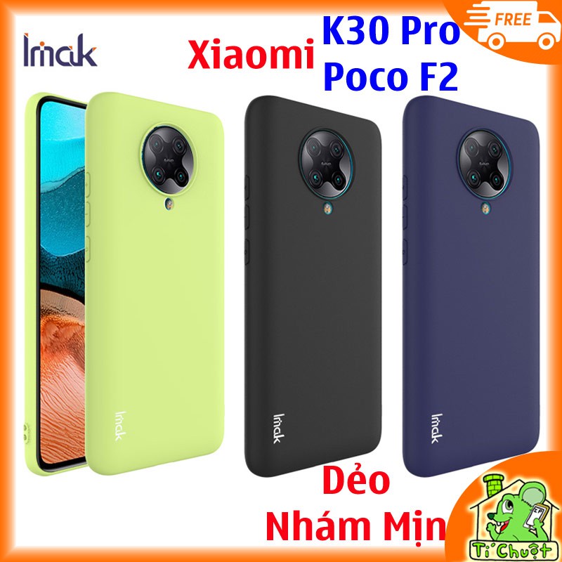 [Chính Hiệu iMak][Ảnh Thật] Ốp lưng Xiaomi Redmi K30 Pro/ Poco F2 Dẻo Màu Nhám Mịn