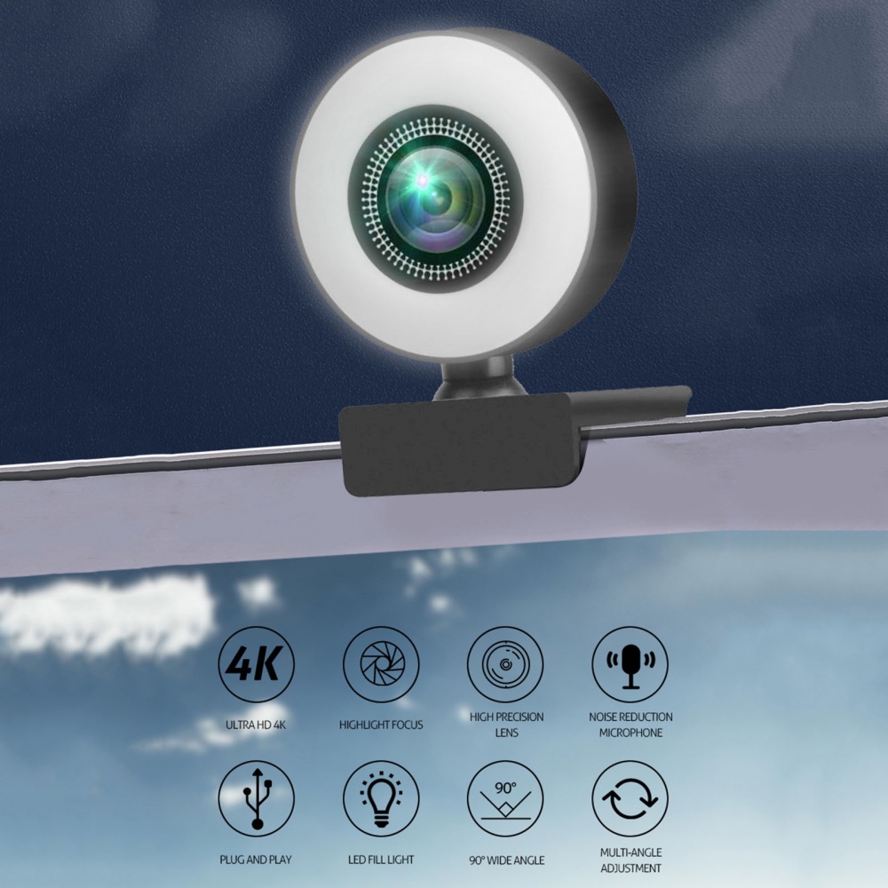 Webcam Hd Usb Mini 4k 5 Million Hd Đa Năng Cho Laptop | BigBuy360 - bigbuy360.vn