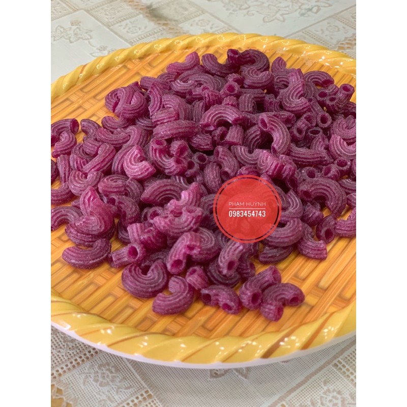 Nui khoai lang tím gói 300gr, dùng ăn kiêng, ăn chay, thực dưỡng, eat clean