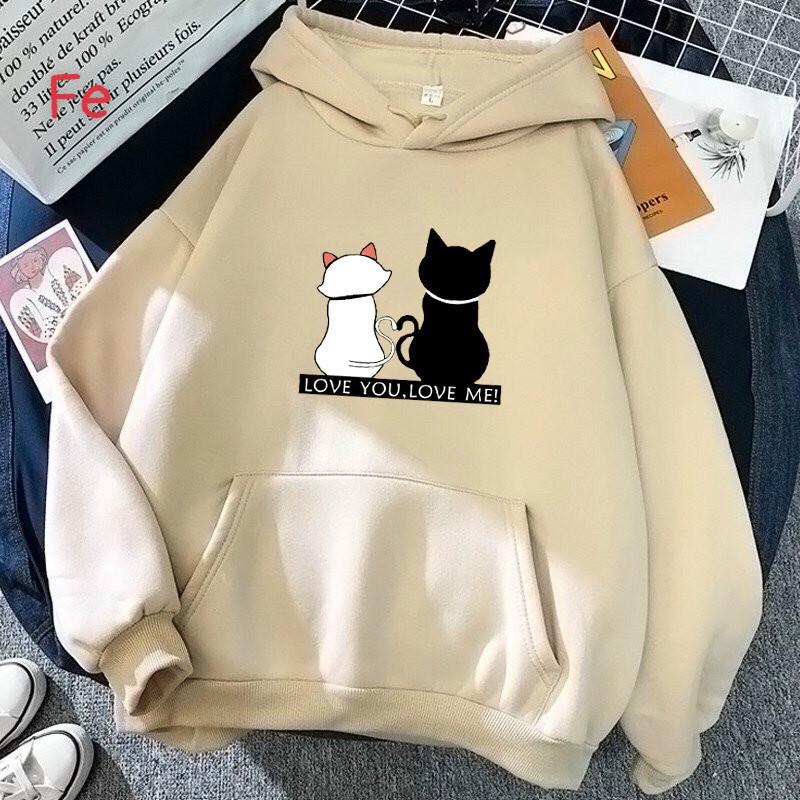 [ SIÊU HÓT ] ÁO HOODIE NAM NỮ IN HÌNH MÈO ĐỘC ĐÁO