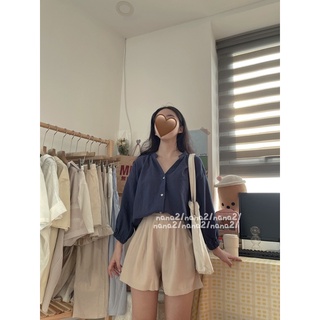 Quần short vải thô đũi(Ảnh Thật team Nana21 chụp)