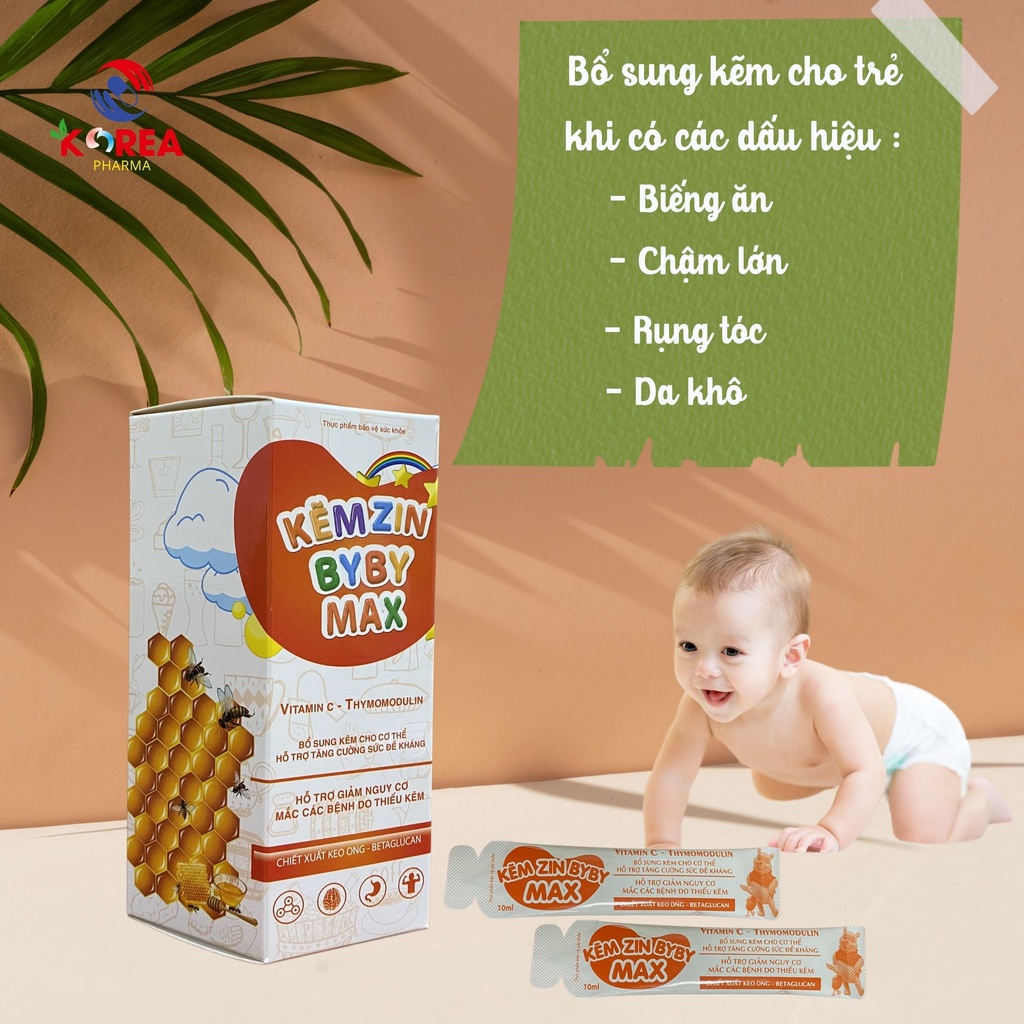 Bổ sung kẽm DHC kẽm zin baby Max Gói 20 X 10ml