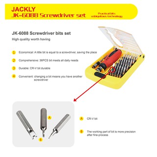 Bộ Vít Jackly JK-6088