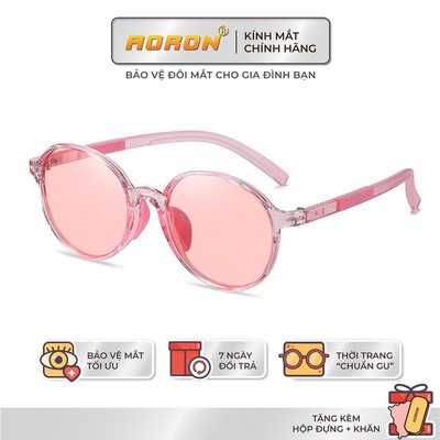 Kính Mát Thời Trang Cho Bé Trai Bé Gái Từ 6-13 Tuổi Gọng Tròn Thời Trang Mắt Kính Phân Cực Chống Tia UV400 - AK060 AORON