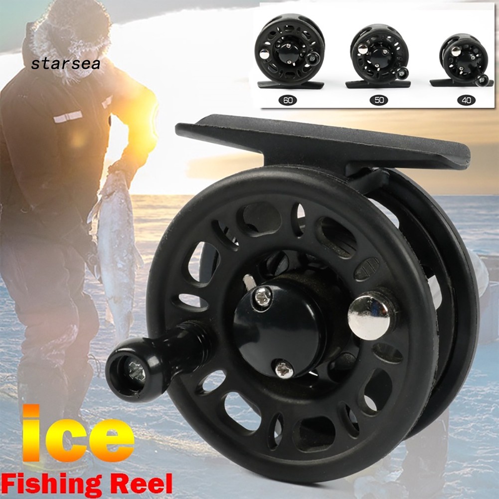 STSE_1Pc Outdoor Ice Fly Raft Fishing Accessories Plastic Reel ST 40 50 60 Wheel