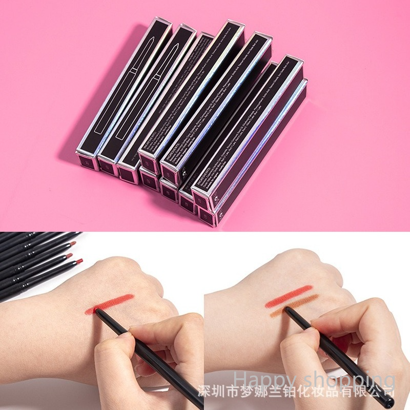 (Hàng Mới Về) Set Chì Kẻ Viền Môi + Son Môi Chống Thấm Nước Không Phai Màu | BigBuy360 - bigbuy360.vn