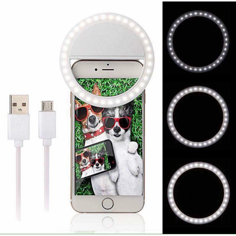 Đèn Kep Flash Hỗ Trợ Selfie For Smartphone (Selfie Ring Light)