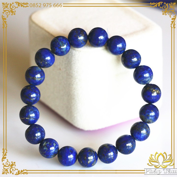 Vòng Tay Đá Lapis Lazuli Ngọc Lưu Ly Cao Cấp - Tâm Phong Thủy