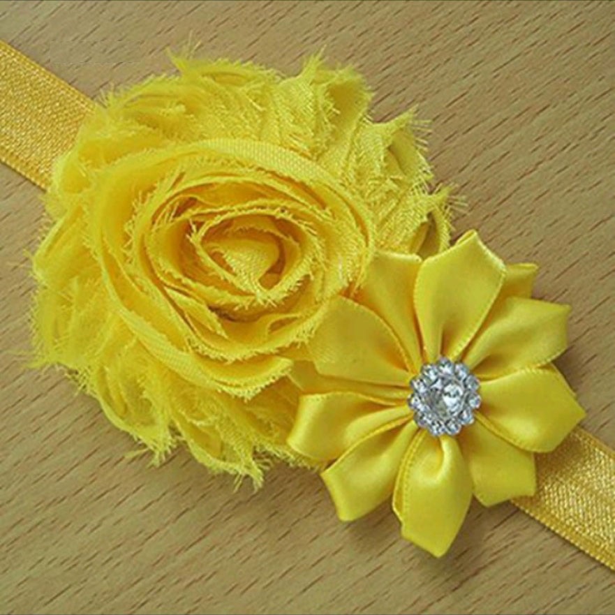 Băng đô nơ cho bé sơ sinh turban hoa, vòng đầu công chúa 10 màu kiểu dáng Hàn Quốc điệu đà nhiều màu xinh xắn shopNEM