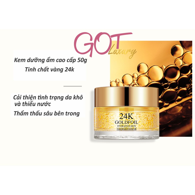 Bộ Mỹ Phẩm Dưỡng Da Cao Cấp 5 Món Tinh Chất Gold 24K Chăm Sóc Làm Trắng Dưỡng Ẩm Da Images Hàng Nội Địa Trung