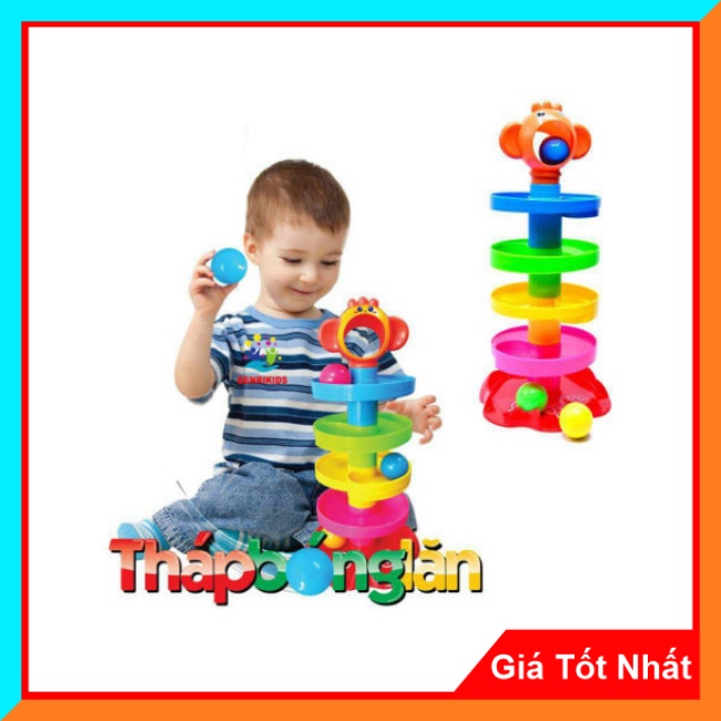 Đồ Chơi Tháp Bóng Lăn Sato89 - ANT89,Thả Bóng Bé Yêu , Giúp Bé Phát Triển Tư Duy , Đảm Bảo An Toàn Cho Bé Khi Sử Dụng