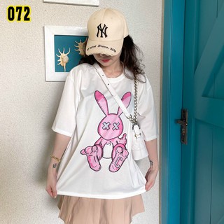 Áo thun nữ form rộng tay lỡ , giấu quần form unisex