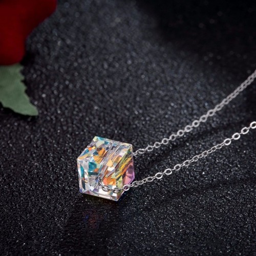 Dây Chuyền Mặt Khối Lập Phương Thép Titan Ko Rỉ TT 3615