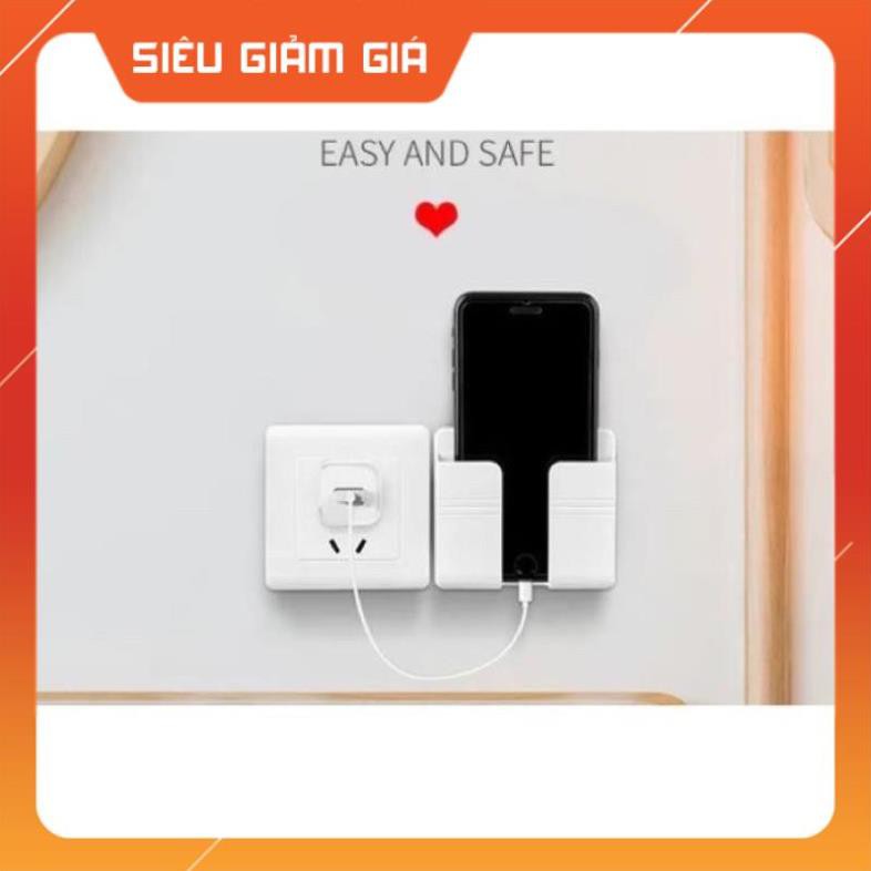 Sale sốc -  Kệ để Remote kèm móc treo xạc điện thoại tiện lợi - (HCM)