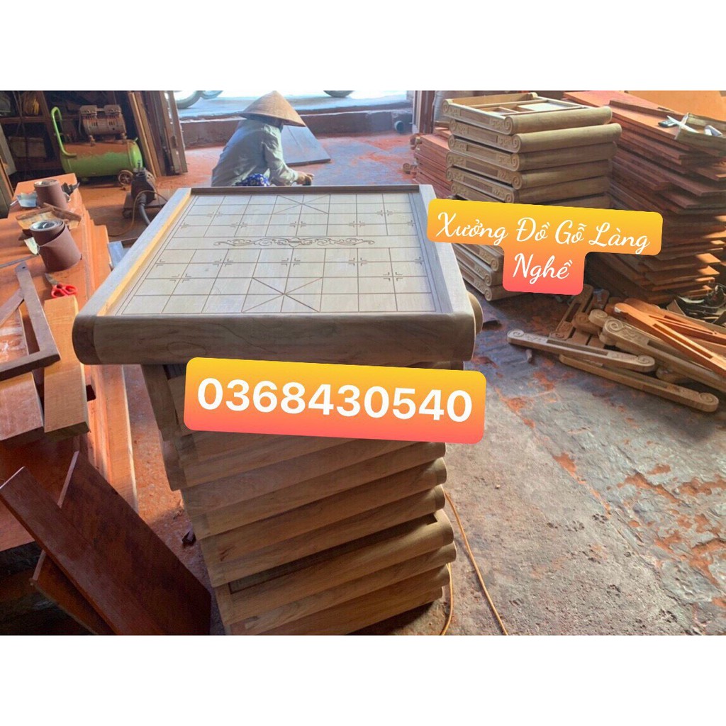 Bàn Cờ Tướng Gỗ Hương Cao Cấp