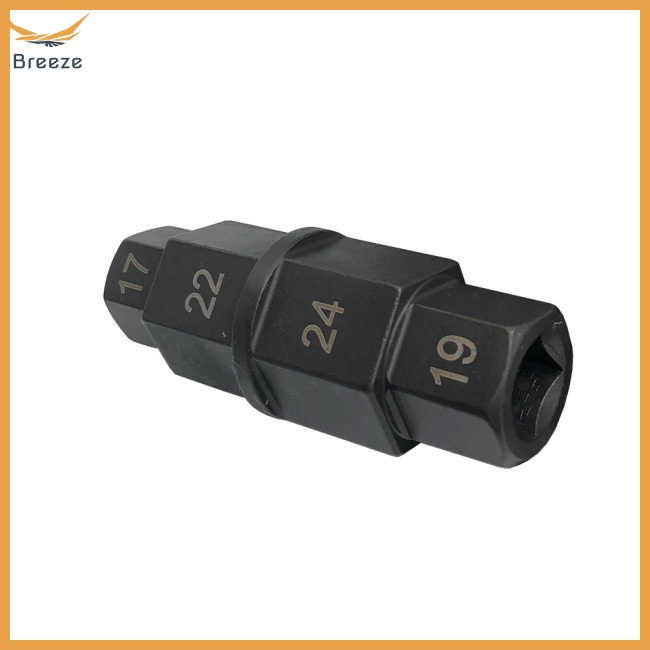 breeze 45#steel Hex Axle Tool For Motorcycle Front Axle Wheel Hex Allen Axle Spindle Tool 17mm 19mm 22mm 24mm