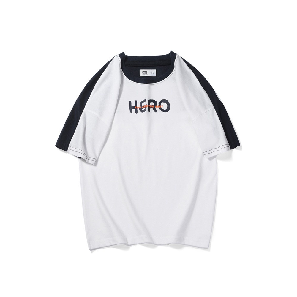 Bé trai 4-15 tuổi  Áo thun, áo phông cộc tay hãng AKL #Hero