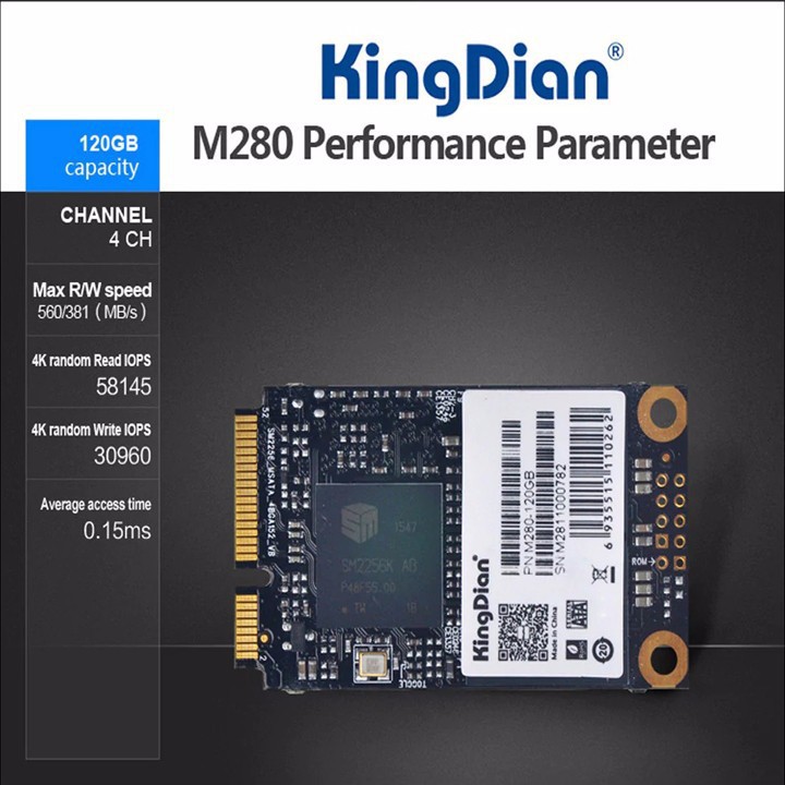 SSD MSATA Kingdian 120GB thumbnail