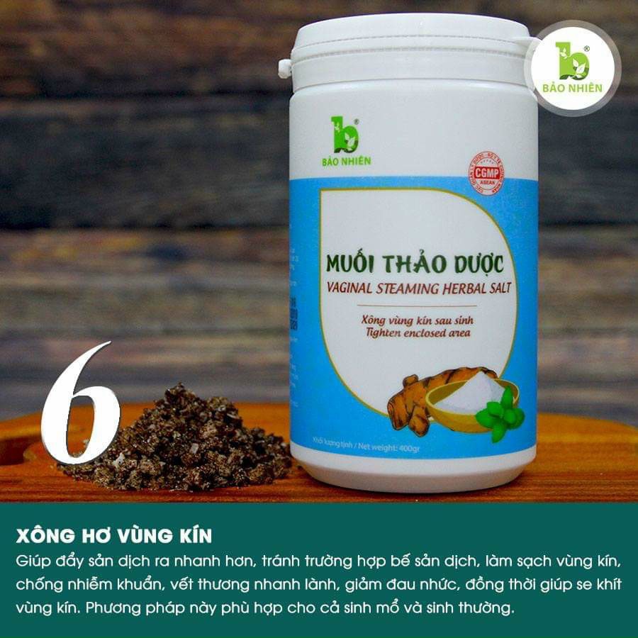 MUỐI THẢO DƯỢC XÔNG HƠI VÙNG KÍN BẢO NHIÊN 350GR