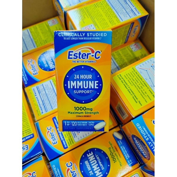 Ester C Mỹ 120v 1000mg tăng cường miễn dịch siêu mạnh