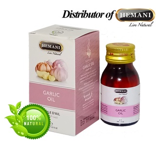 Dầu tỏi Hemani Garlic Oil 30 ml, giúp chống oxy hóa, ngừa mụn, tăng cường miễn dịch và ngăn ngừa cảm cúm