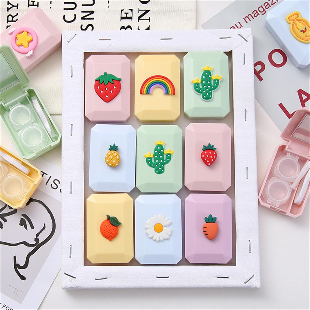 Hộp Đựng Kính Áp Tròng Mini Nhiều Màu Sắc Mang Đi Tiện Dụng