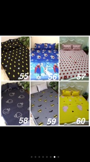 Bộ ga chun kèm 2 vỏ gối