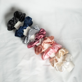 Dây buộc tóc Scrunchies Lụa Satin Bóng panhouse