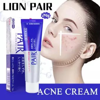 LION PAIR Japan trị mụn Acne Cream Scar Removal Face Cream Skin Care 24g