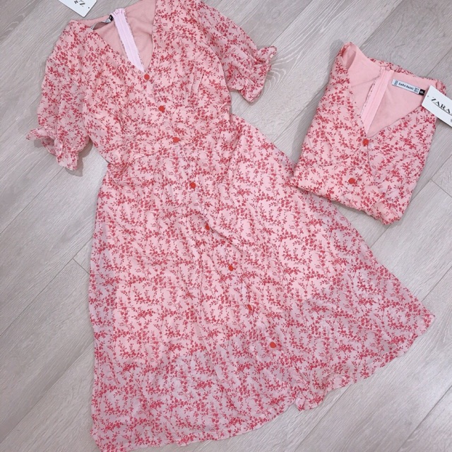Váy hoa hồng sỉ