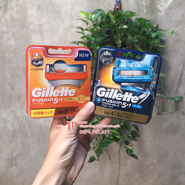 Dao cạo râu Gillette fusion 5 + 1 của Nhật Bản