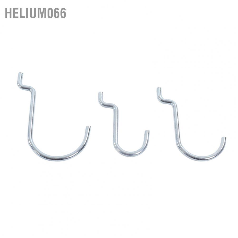 114Pcs móc lên Bộ lưu trữ dụng cụ phân loại móc Pegboard cho Hội thảo tại nhà Helium066