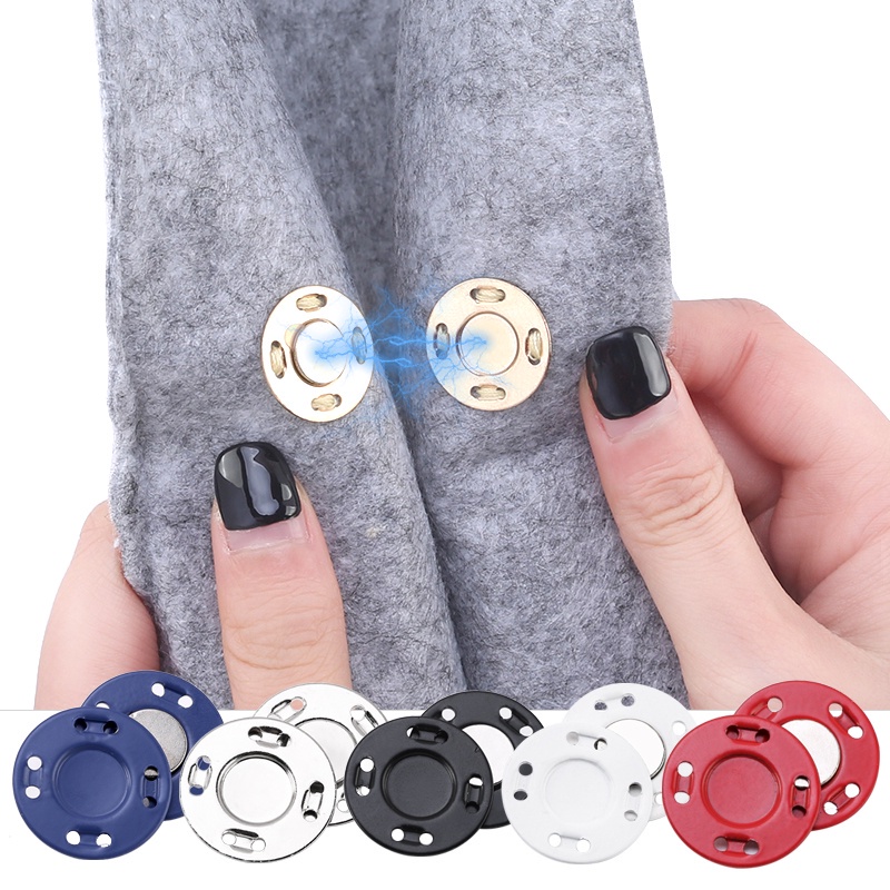 Bộ 5 Cặp Nút Nam Châm Tàng Hình Dùng Cho May Vá Diy