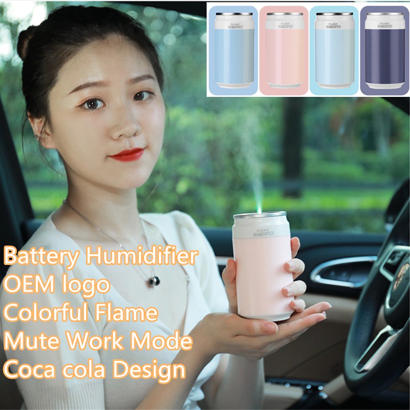 Máy Phun Sương Tạo Độ Ẩm Có Đèn LED Nhiều Màu Cho Xe Hơi