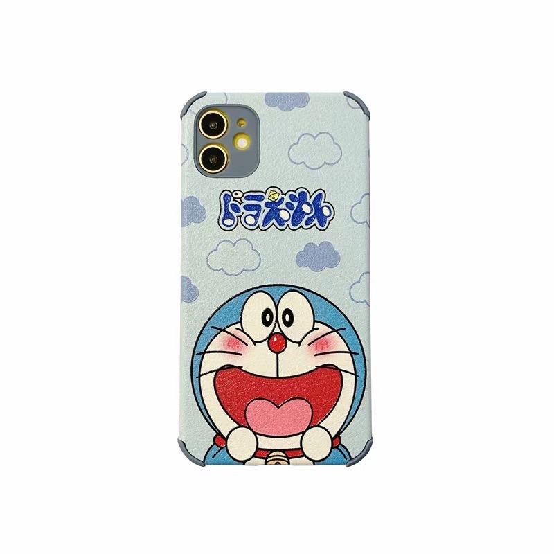 Ốp điện thoại silicon hình Doraemon cho iPhone 12 Pro Max 12 Mini 11 Pro Max Xs Max Xr 7 8 Plus VIVO V15 S1 Pro V9 Y70S Y50 Y17 Y91C