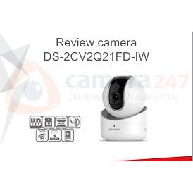 Camera IP Robot hồng ngoại không dây 2.0 Megapixel HIKVISION DS-2CV2Q21FD-IW(B)+ Thè nhớ 32G