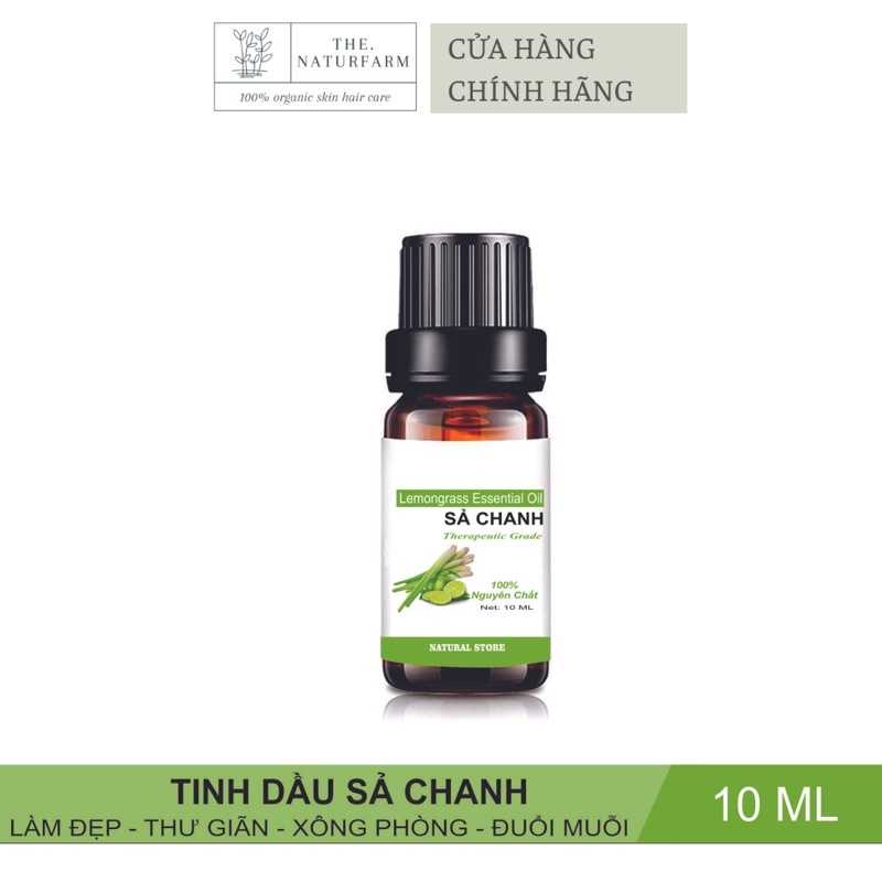 Tinh Dầu Sả Chanh 10ML Nguyên Chất Organic ( Lemongrass Essential Oil )