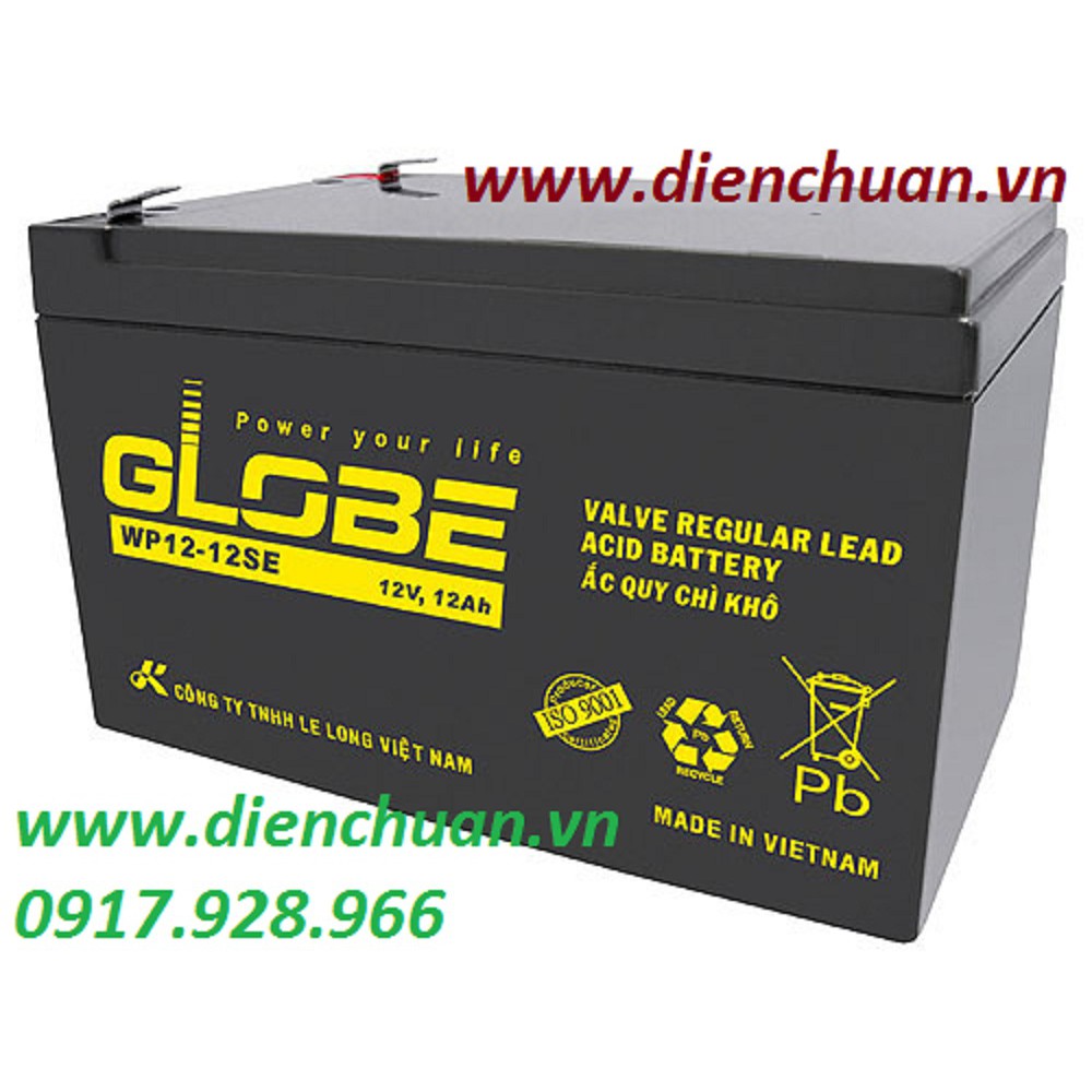 Ắc quy Globe 12V-12Ah WP12-12SE