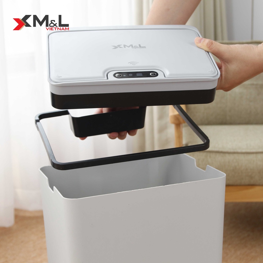 Thùng rác cảm ứng thông minh M&L - Royalcare FH-2 - Hàng chính hãng bảo hành 12 tháng