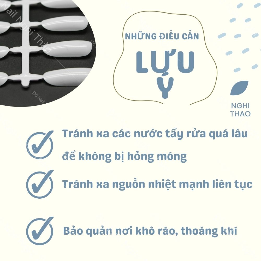 Móng bẻ tròn luyện vẽ set 120 móng