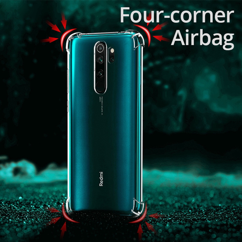 Case Shockproof Cover For Redmi Note 9 Pro 9A 9C 8 7 6 5 K20 Pro 7A Go Silicone Case TPU Transparent Soft Cover