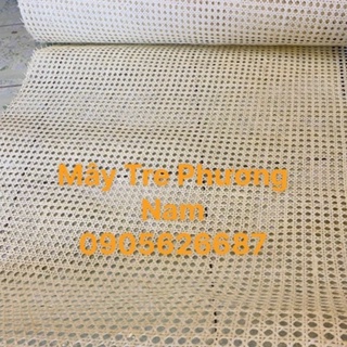 Lưới mây mắt cáo tự nhiên hàng mây nước chuẩn đẹp khổ 60